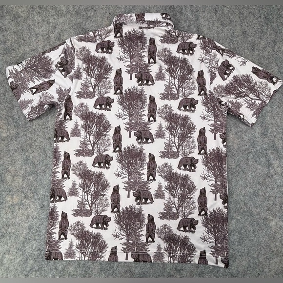 Waggle | Men's Grizz Polo | Men’s Size Medium - Picture 4 of 8